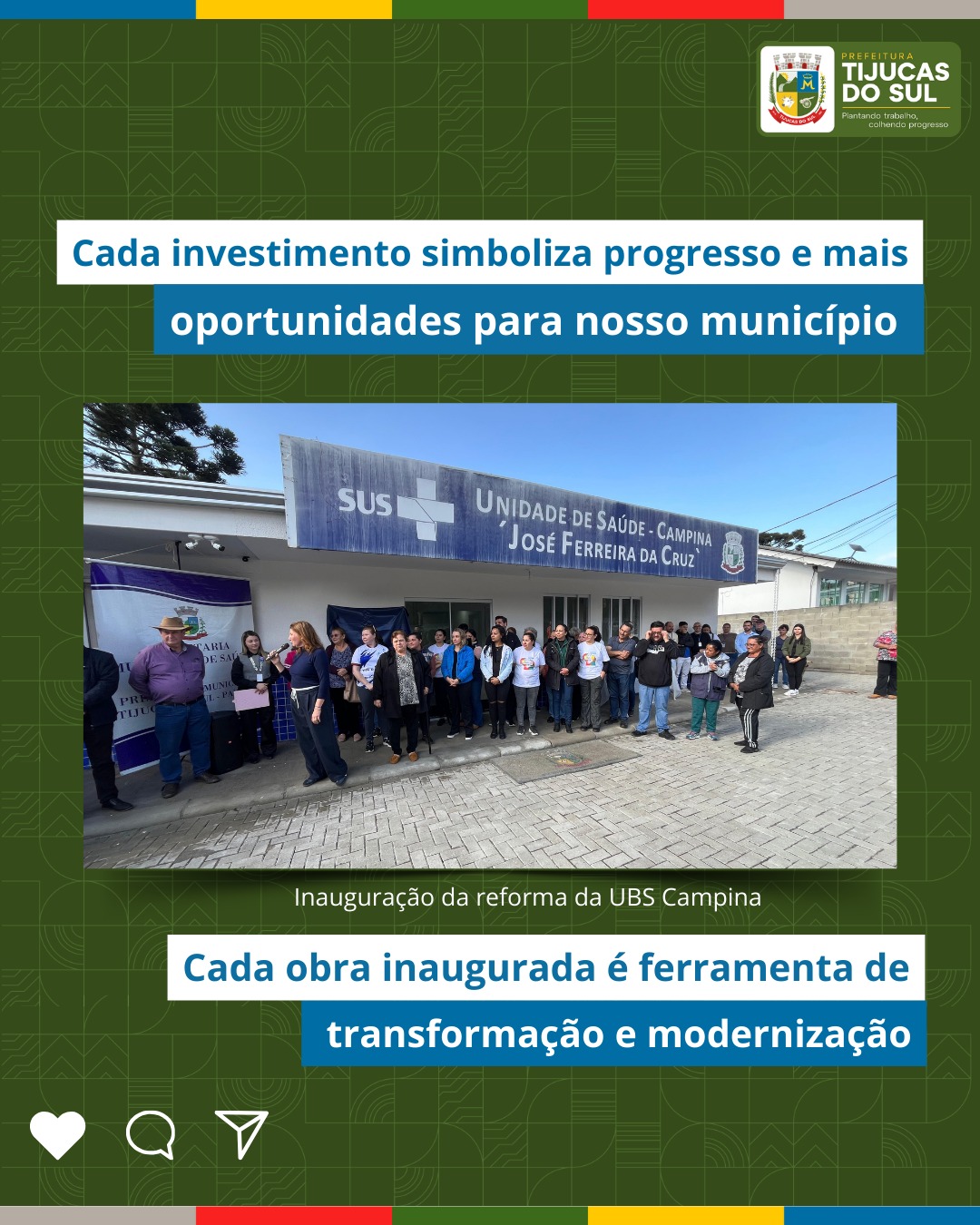 inauguração reforma UBS Campina