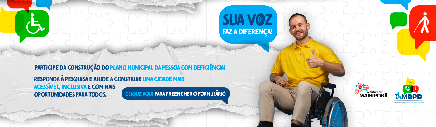 Plano Municipal de Pessoa com Deficiência