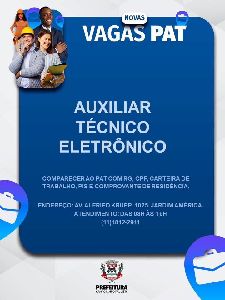 Auxiliar Técnico Eletrônico