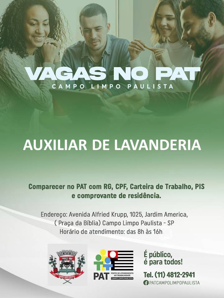 auxiliar de lavanderia