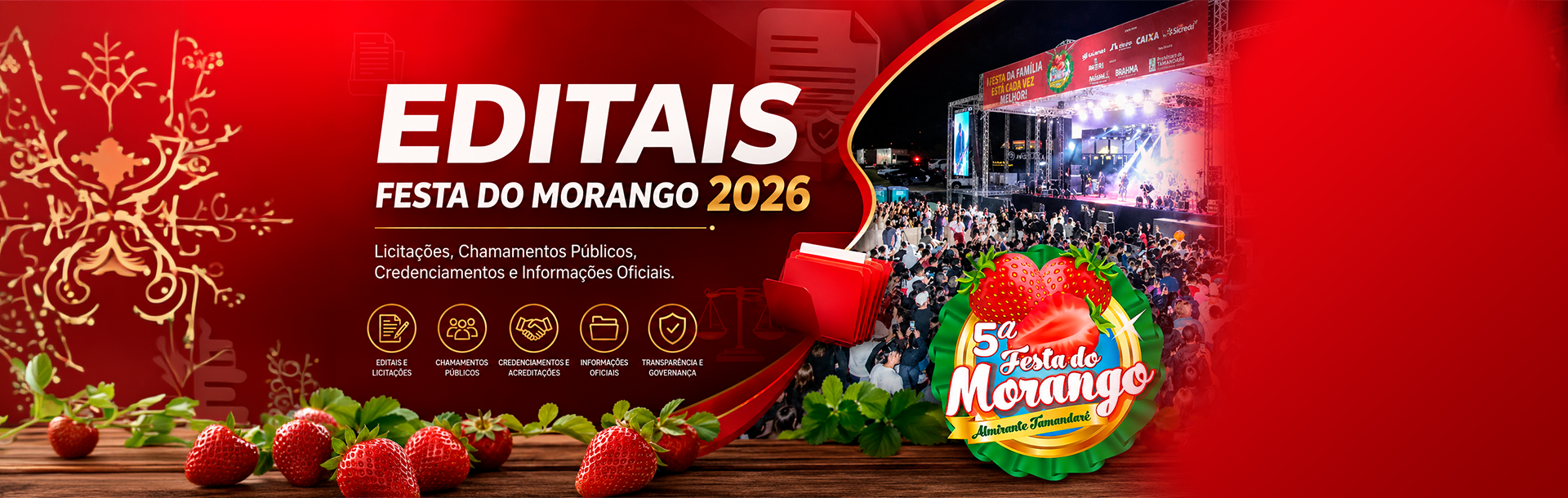 editais morango