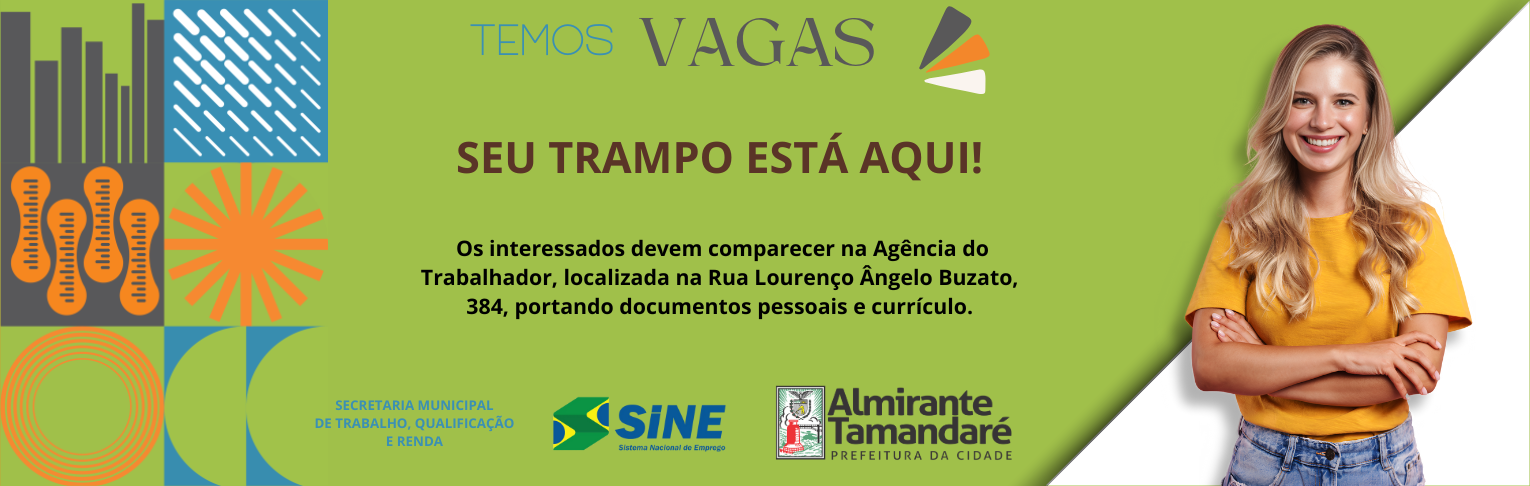 Vagas de emprego