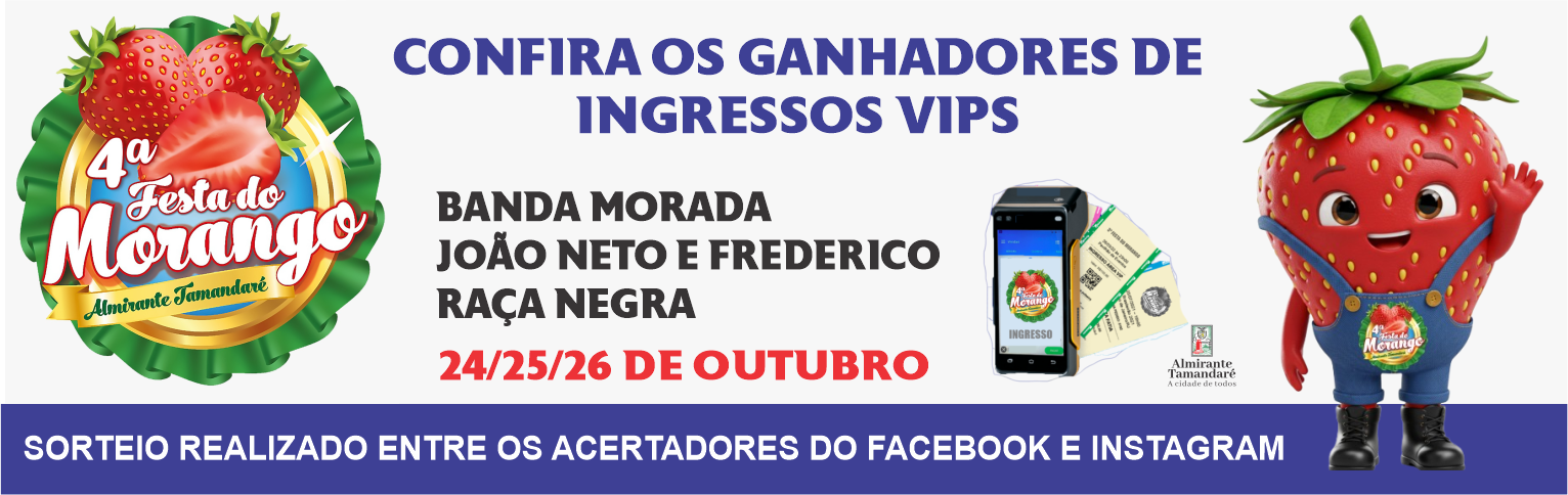 Ingressos vips festa do morango