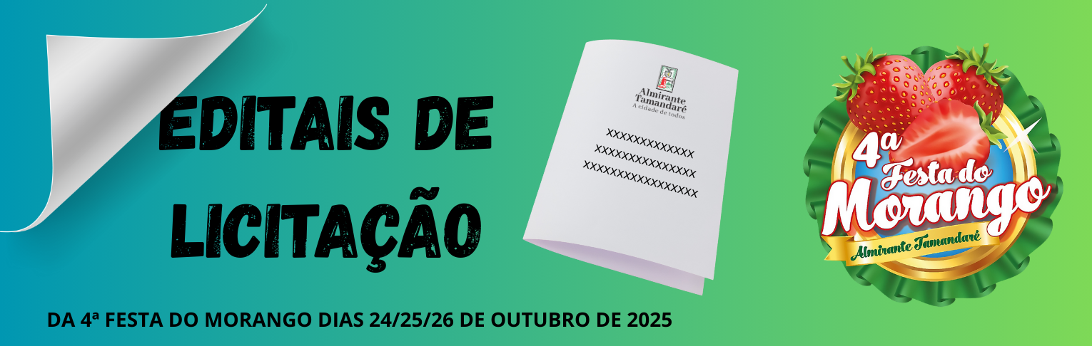 Editais festa do morango 2025