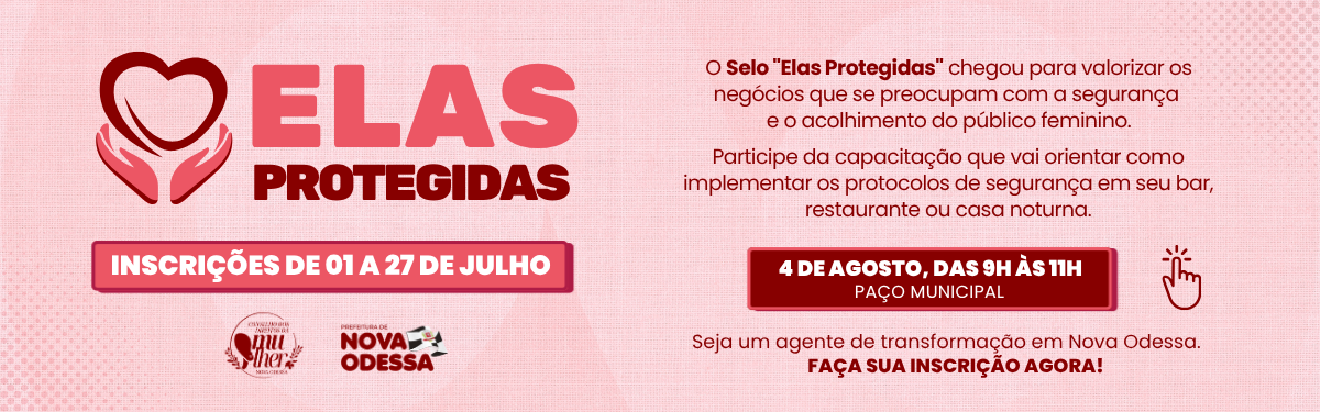 Selo Elas Protegidas