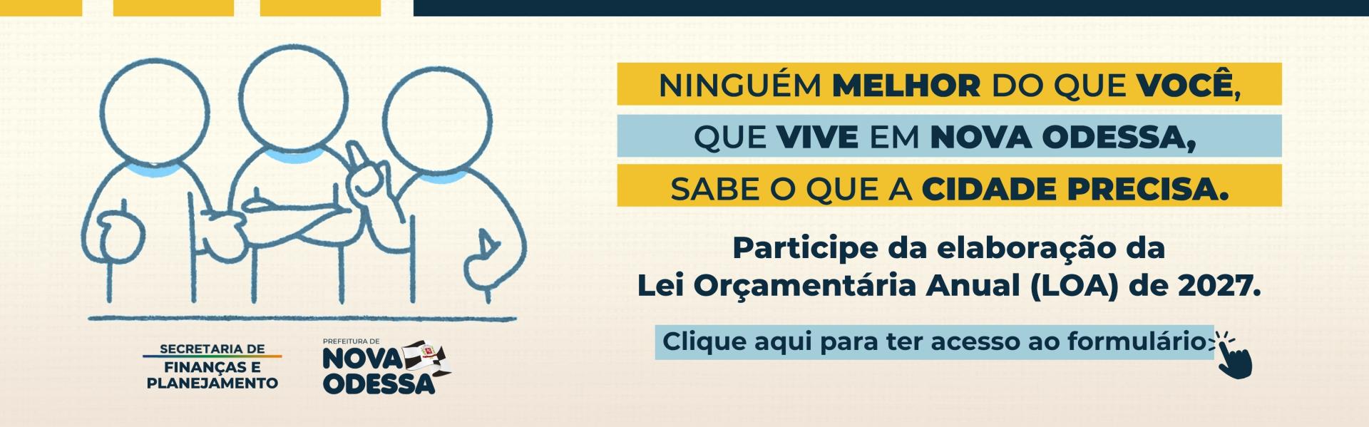 Consulta Pública - LOA (Lei Orçamentária Anual) 2027
