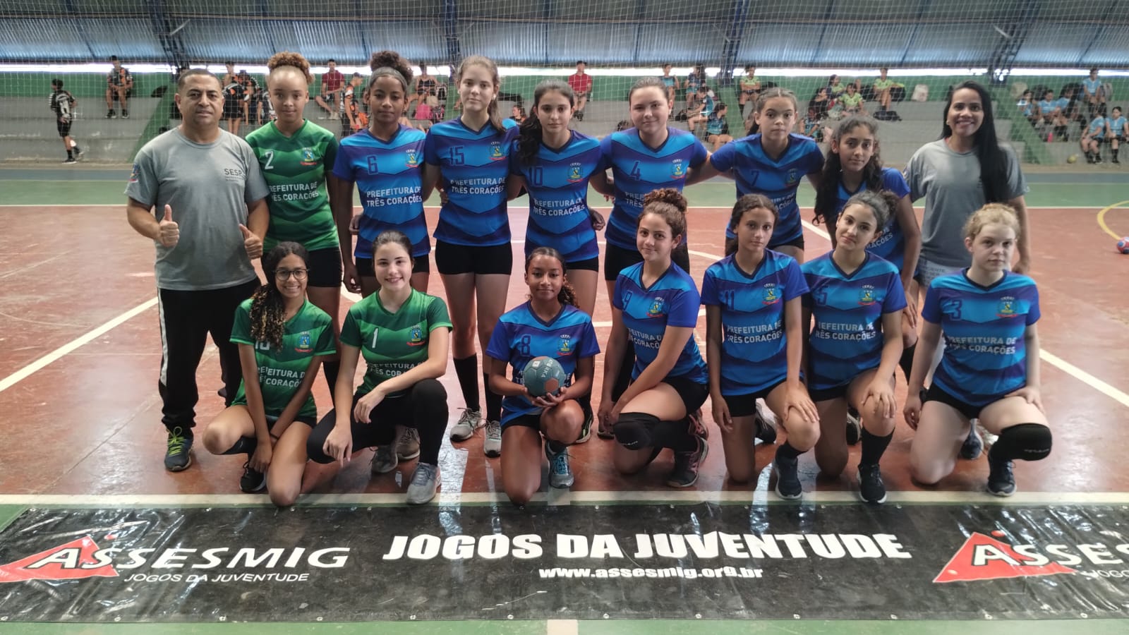 ✓ Handbol feminino conquista quarto lugar nos 32º Jogos da Juventude -  Prefeitura de Três Corações