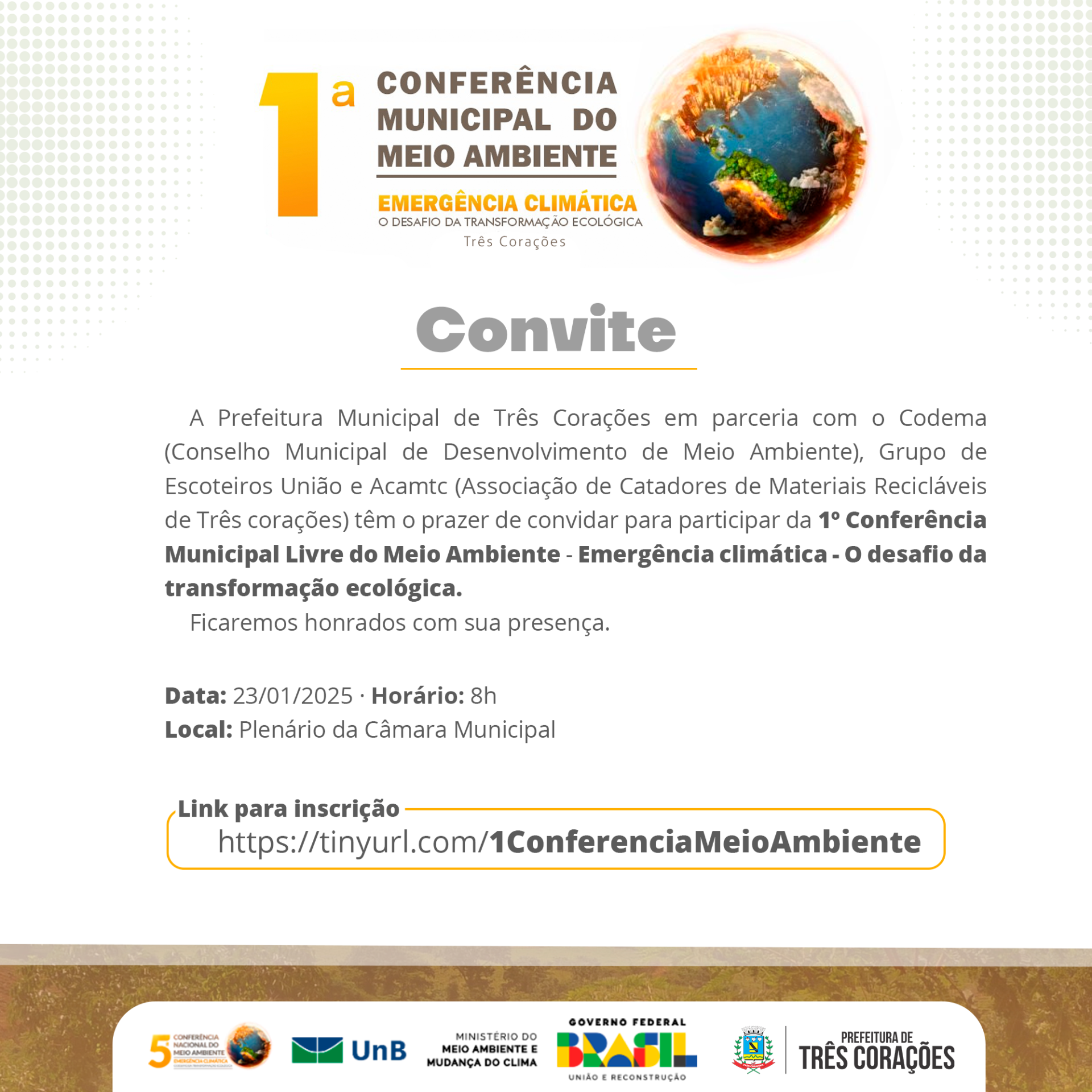 08-01 - Conferencia Municipal do Meio Ambiente - Convite