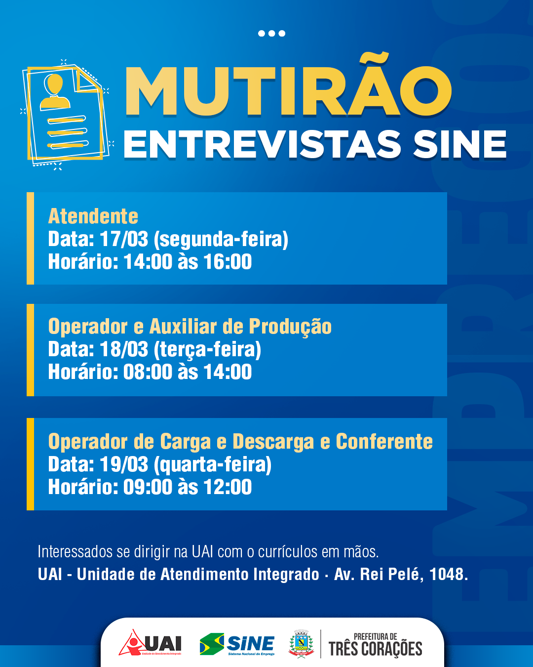 SINE - MUTIRAO DE ENTREVISTA