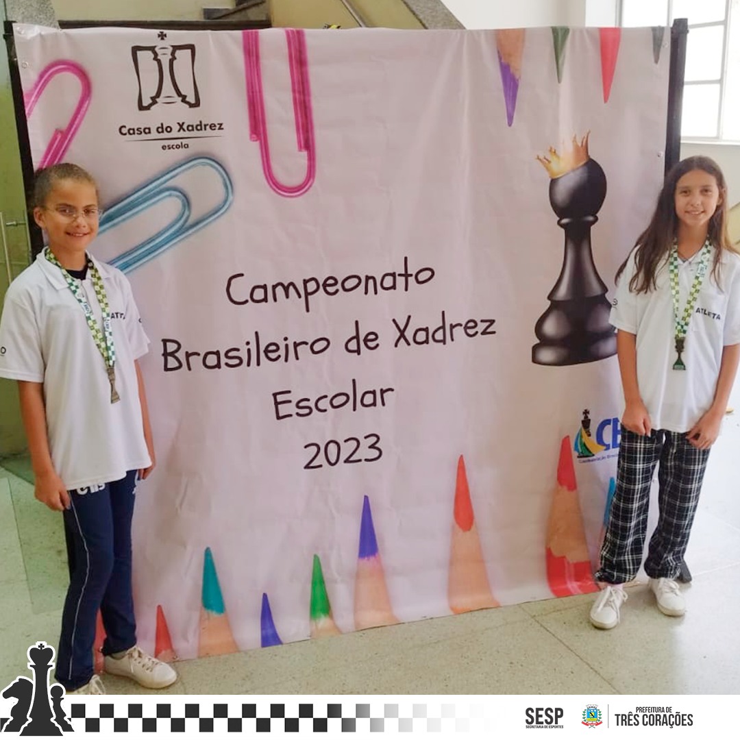 Enxadristas tricordianos conquistam medalhas no Campeonato