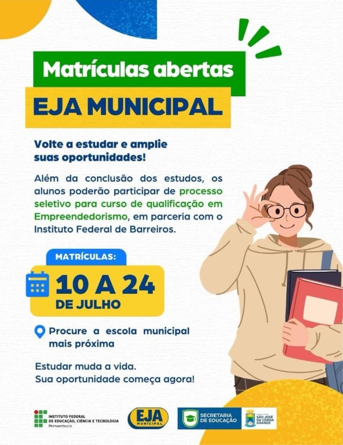 MATR&Iacute;CULA EJA