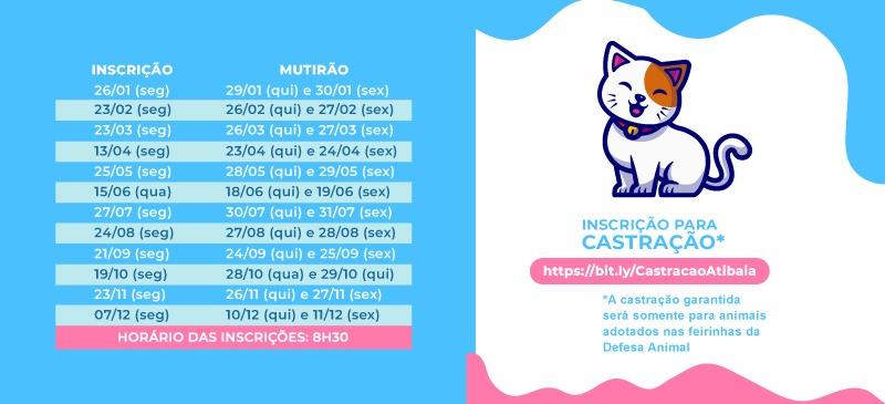 CALEND&Aacute;RIO DEFESA ANIMAL