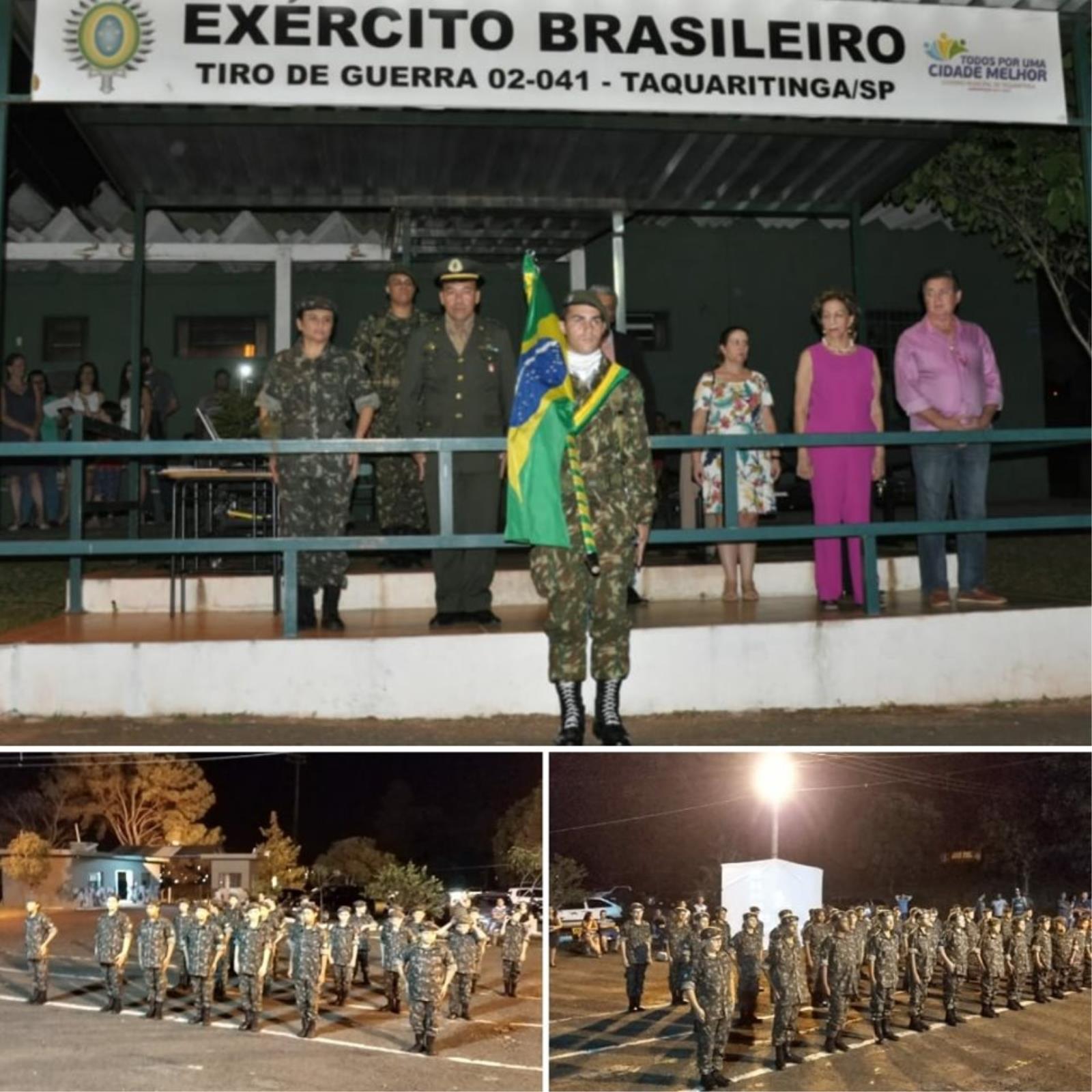 FORMATURA DOS ATIRADORES MIRINS
