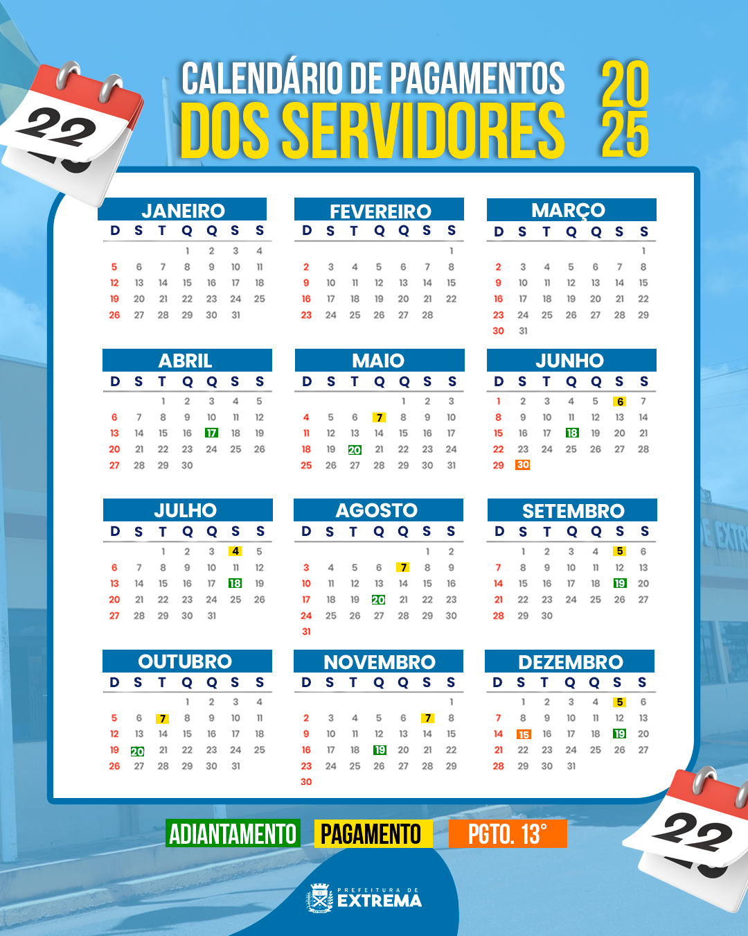 Pagamentos 2025 - Post 1080x1350px