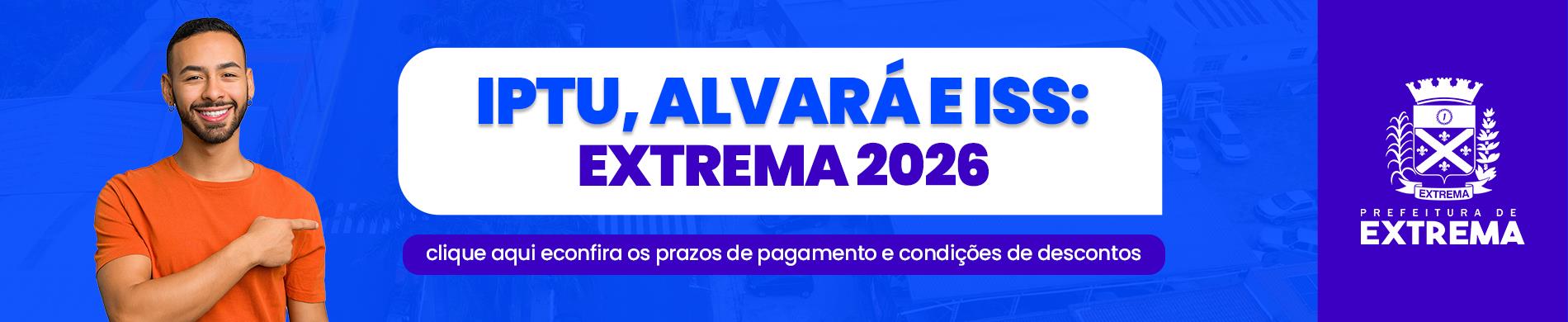 GUIAS DISPONÍVEIS | IPTU, TAXA DE ALVARÁ E ISS FIXO