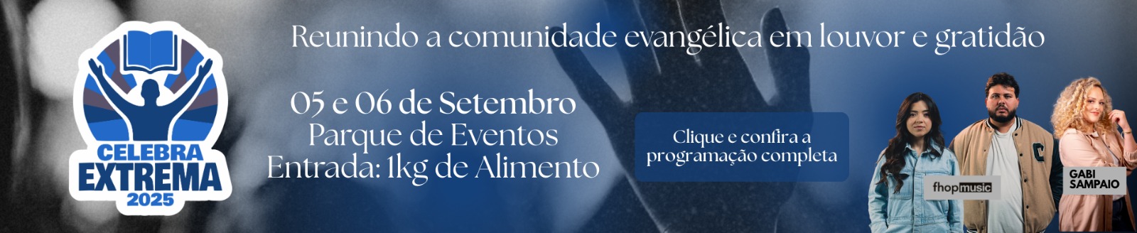 PROGRAMAÇÃO DO 1º CELEBRA EXTREMA