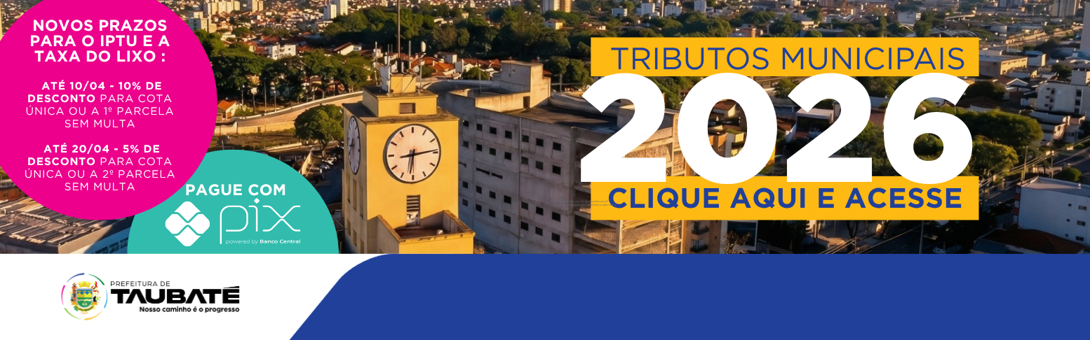 IPTU e Taxa de lixo 2026 - 10 e 20/04