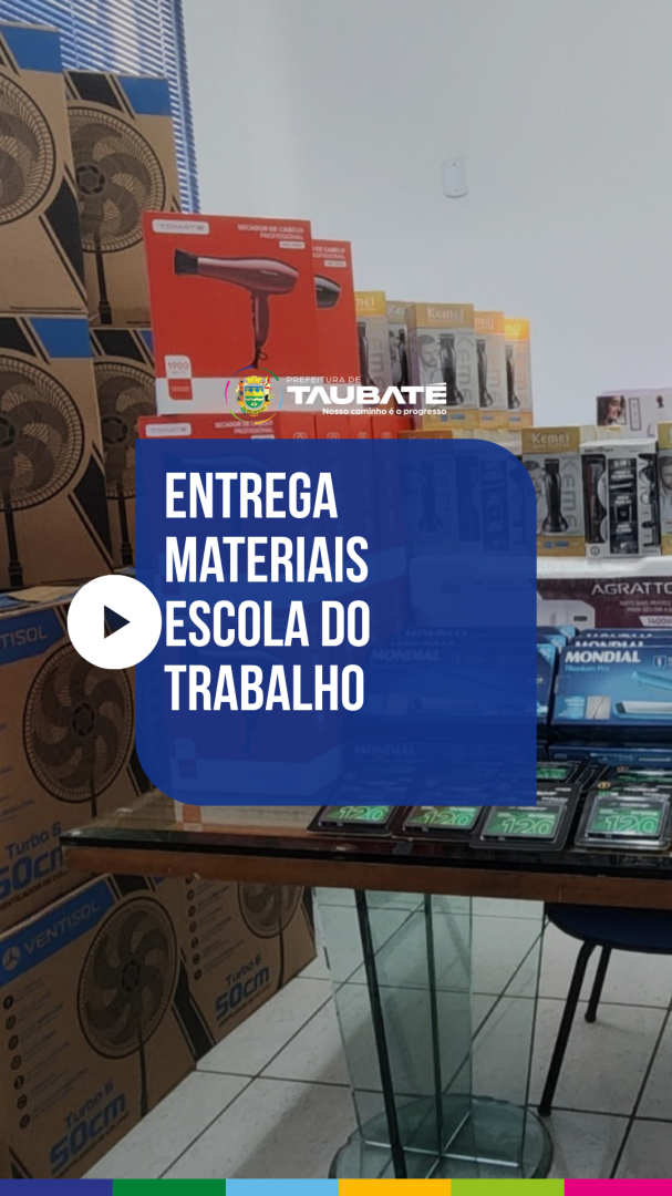 Post do instagram da Prefeitura de Taubaté