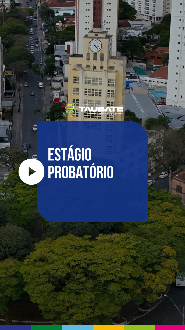 Post do instagram da Prefeitura de Taubaté