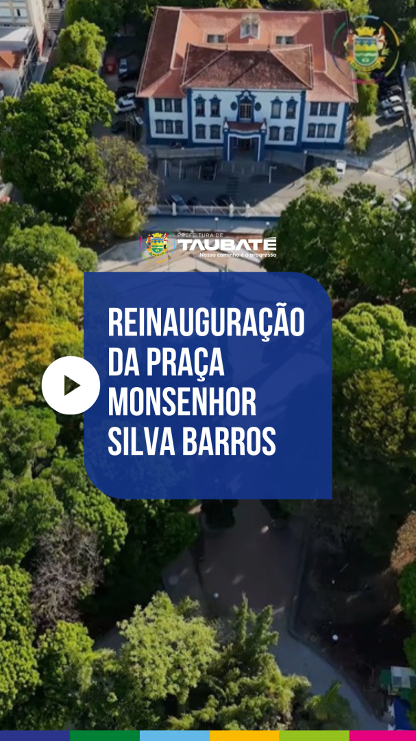 Post do instagram da Prefeitura de Taubaté