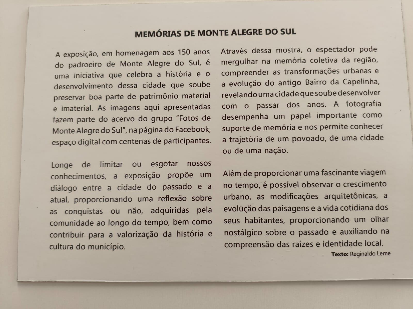 Exposição “Memórias de Monte Alegre” resgata a história do município por meio da fotografia (2)