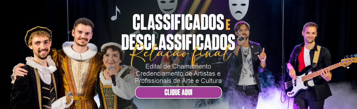 Classificados e Desclassificados Artistas