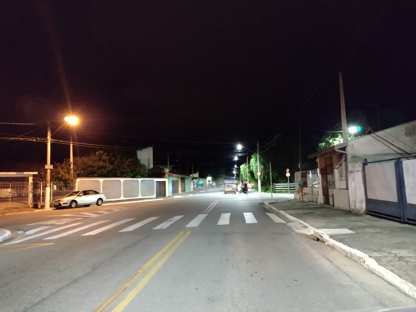 Prefeitura de Jaguariúna inicia instalação de iluminação de led na estrada  JGR-221