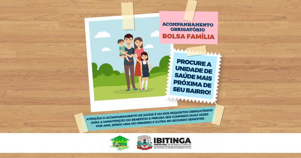 BOLSA FAMÍLIA: beneficiários precisam atualizar dados junto às UBS’s