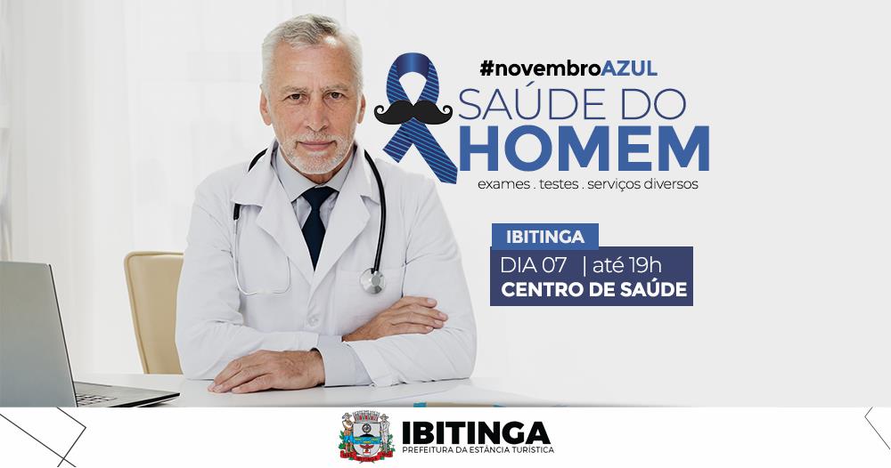 NESTA QUINTA-FEIRA (7): Centro de Saúde fará dia especial pela saúde do homem