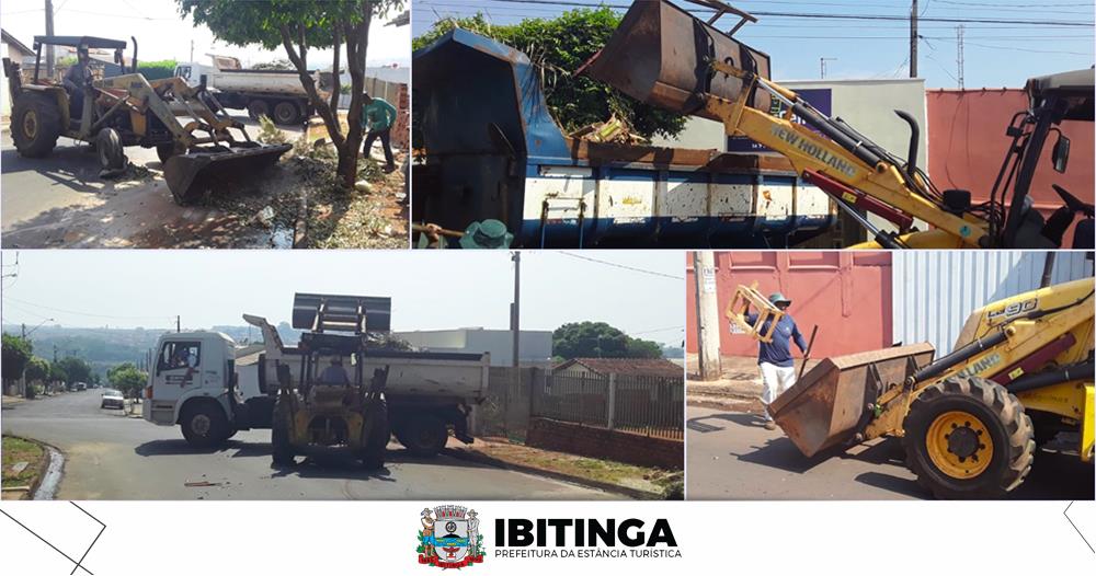 Prefeitura reforça limpeza preventiva em bairros da cidade