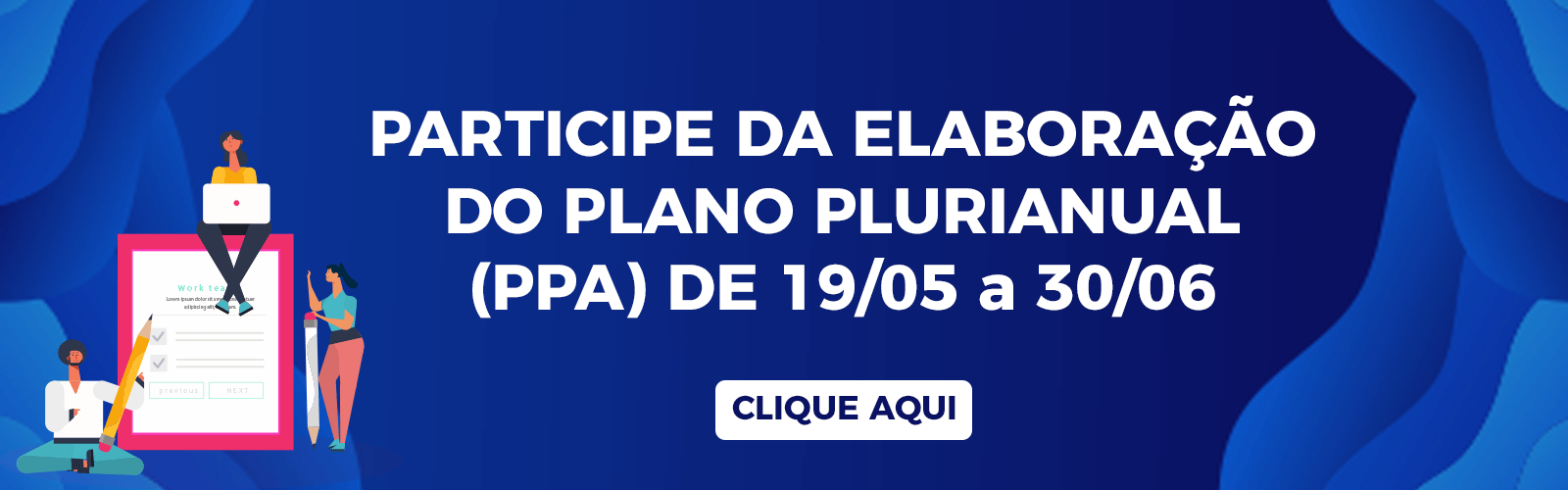 PLANO PLURIANUAL