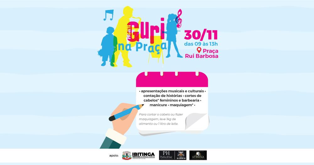 Guri na Praça acontece no dia 30 de novembro, em Ibitinga