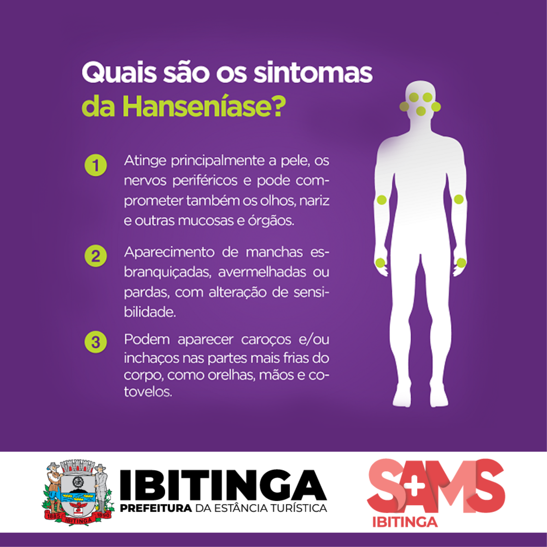 Campanha conscientiza sobre sintomas e tratamento da hanseníase -  Prefeitura de Limeira