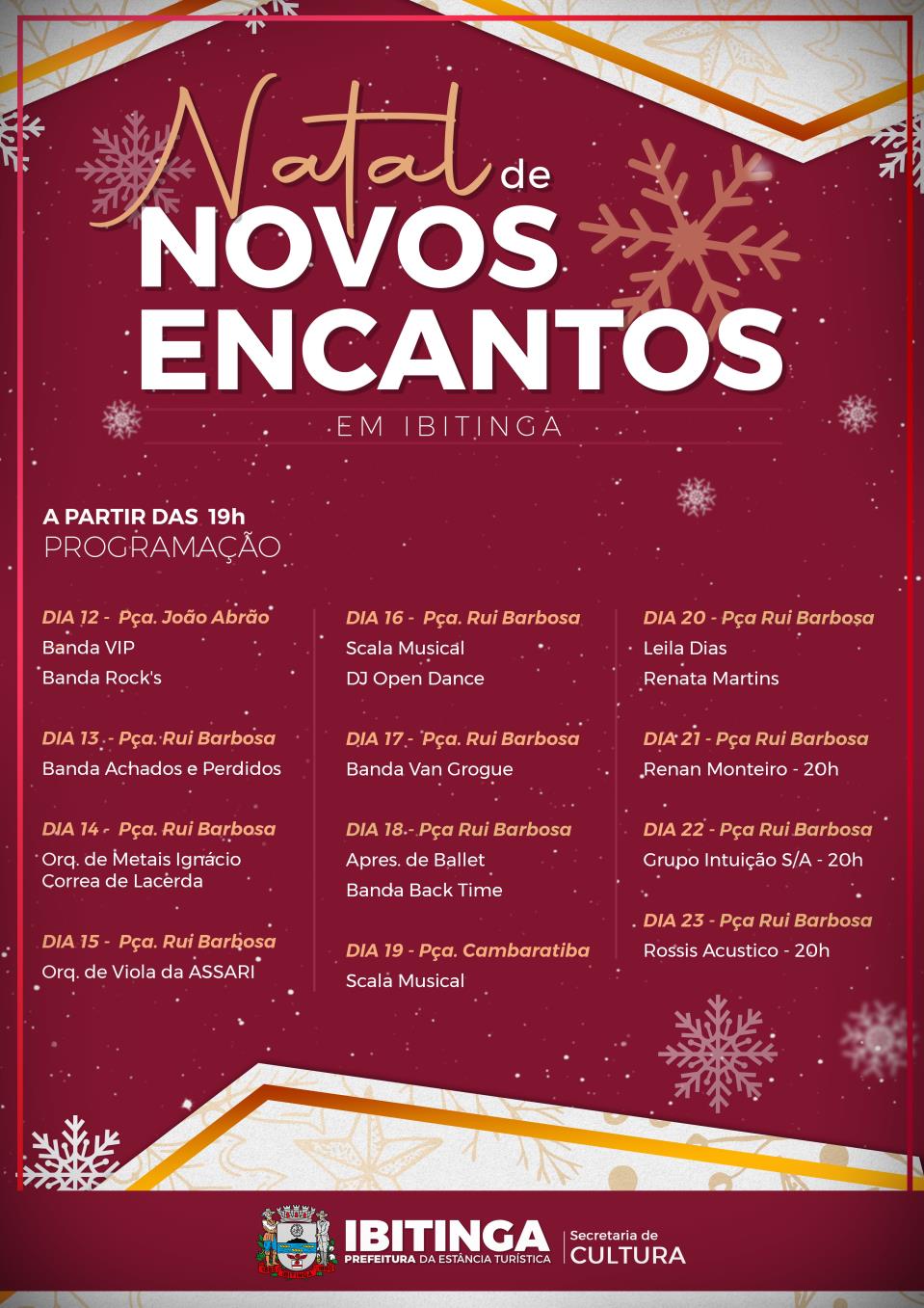 Natal de Novos Encantos - CARTAZ A3