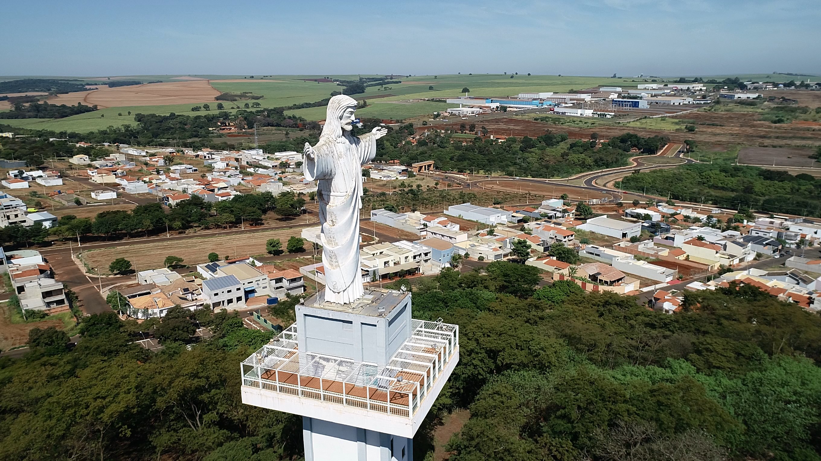 Área total do município de Itapira-SP mostrando o Ribeirão da