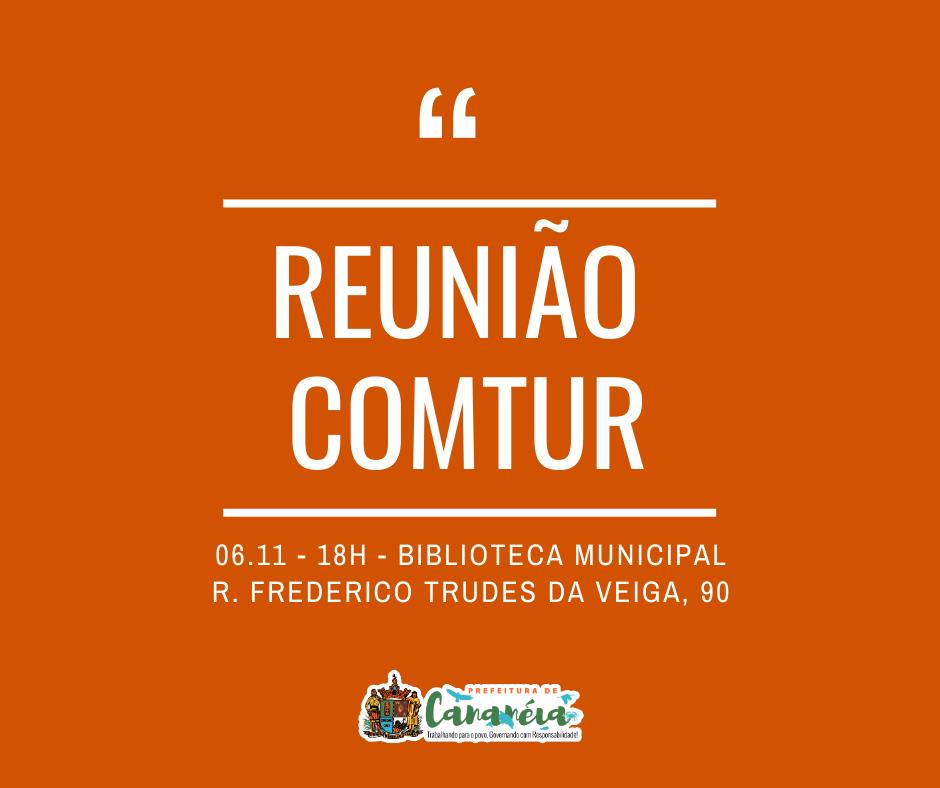 COMTUR: reunião dia 06.11