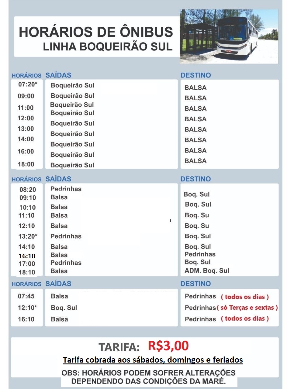 Sul da Ilha tem alteração no itinerário dos ônibus a partir