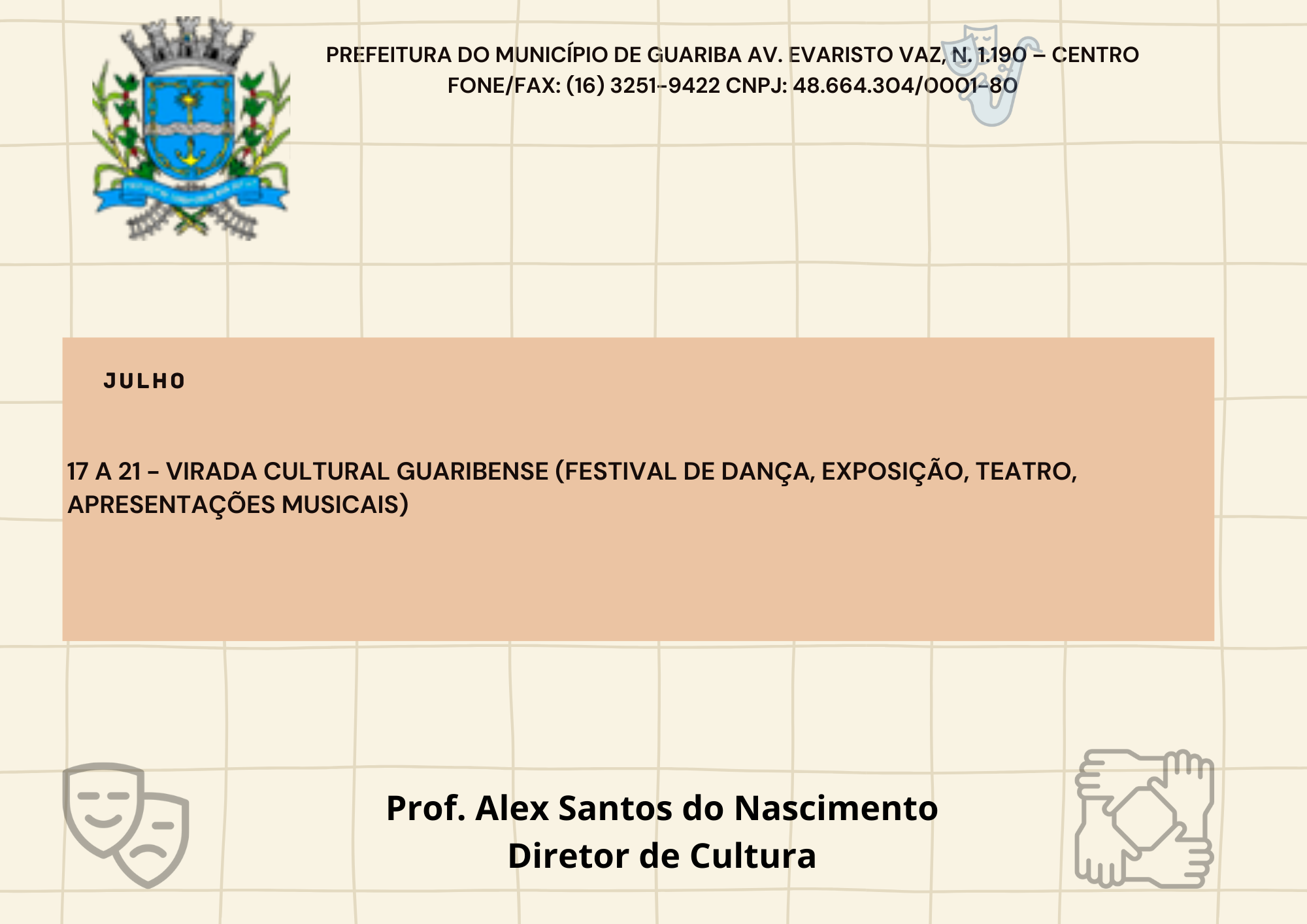 DIA 17 A 21 - 07 - CULTURA