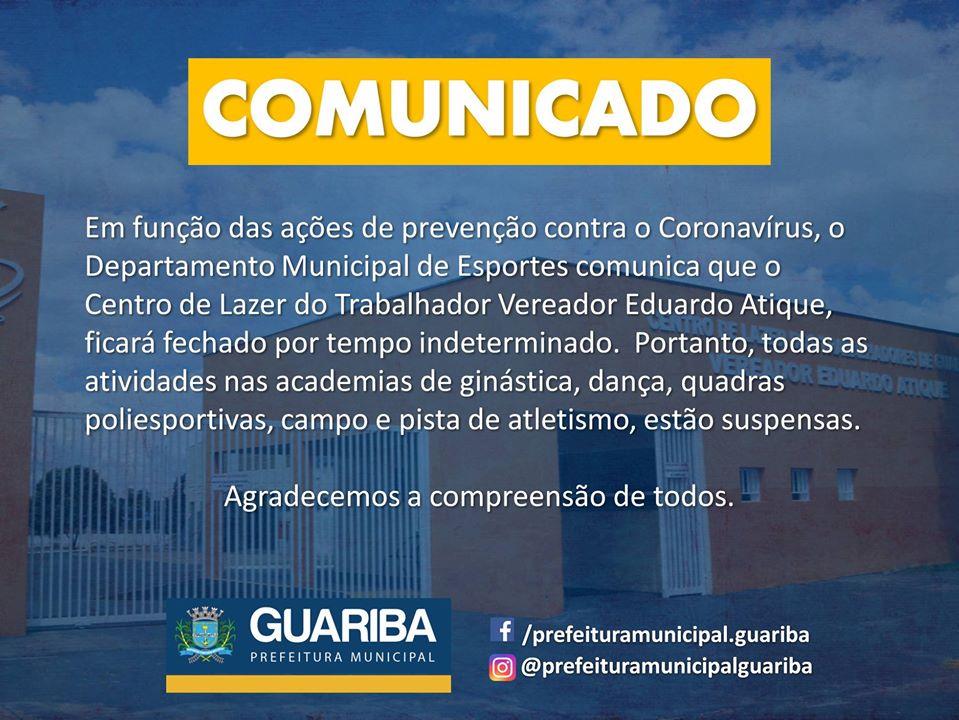 Comunicados Prefeitura De Guariba