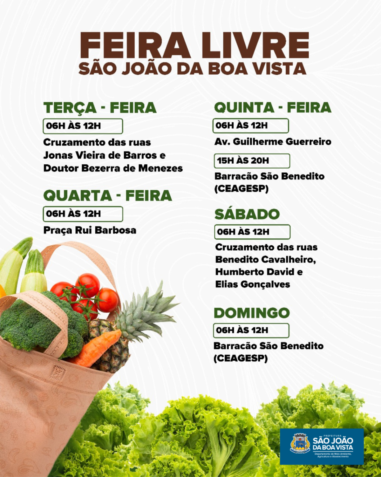 FEIRAS 2026