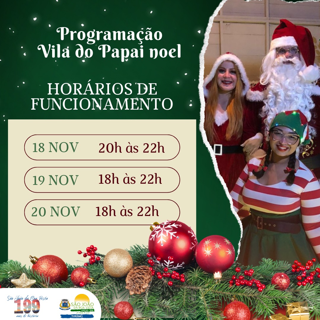 Está chegando a Parada de Natal 2023 🎅🎄!!! - Prefeitura de São João da  Boa Vista