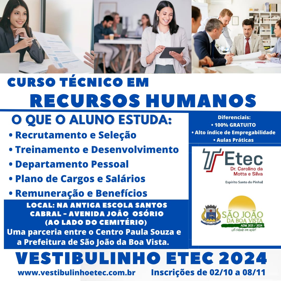 ETEC de Mirassol está com inscrições abertas para cursos técnicos