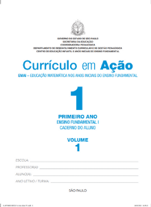 1ºano - Currículo-em-Ação - Volume 1, PDF, Canto