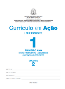 1ºano - Currículo-em-Ação - Volume 1, PDF, Canto