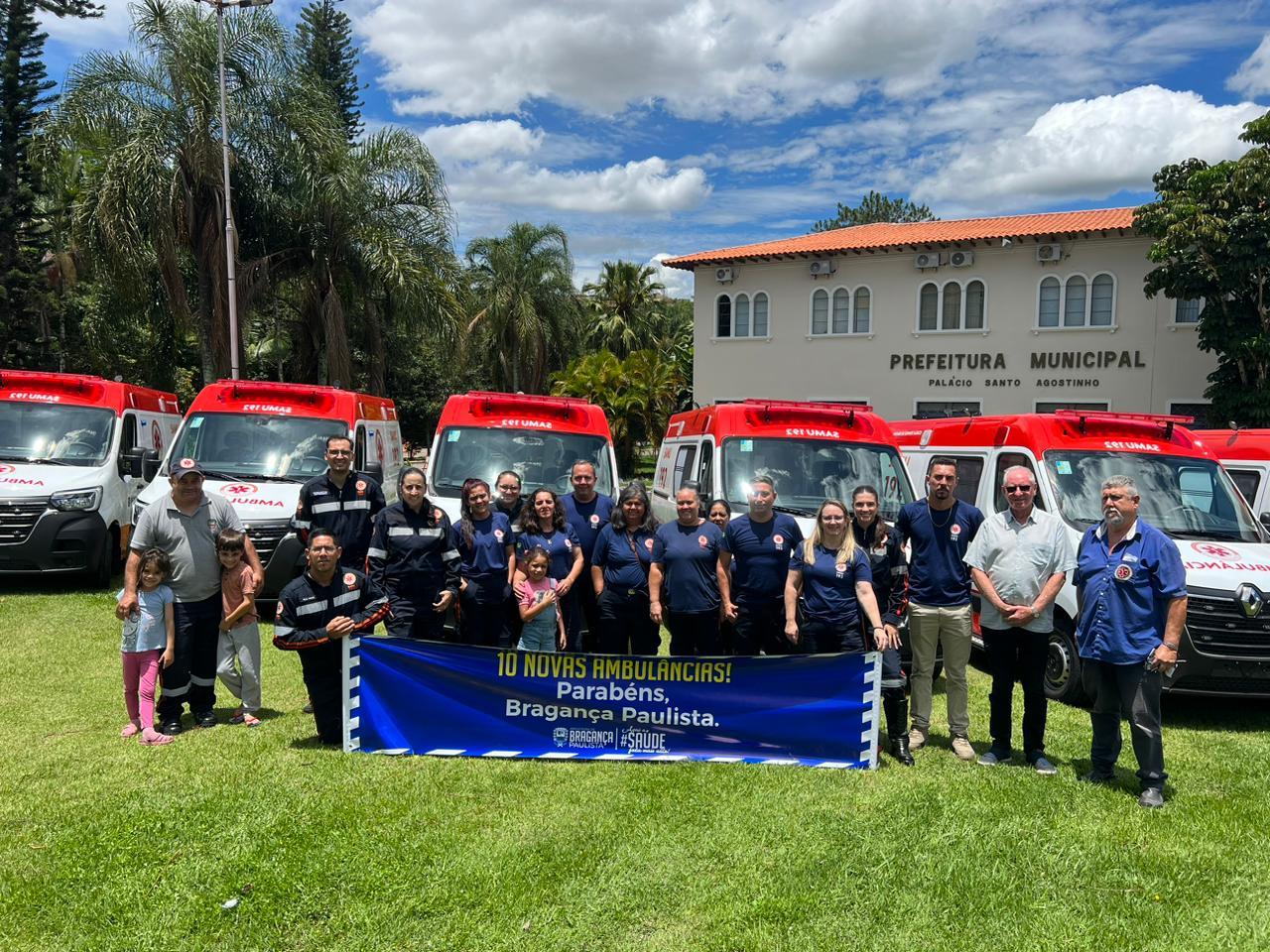 Prefeitura de Bragança Paulista entrega novas ambulâncias do SAMU e apresenta (23)