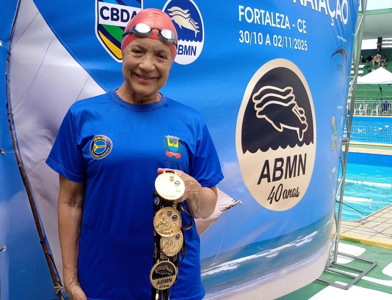 Nadadora Bragantina conquistou oito medalhas no Campeonato Brasileiro Master em Fortaleza (2)
