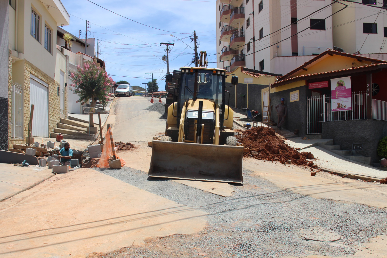 Obras de combate aos alagamentos no Jardim Comendador Cardoso - Arquivo SECOM