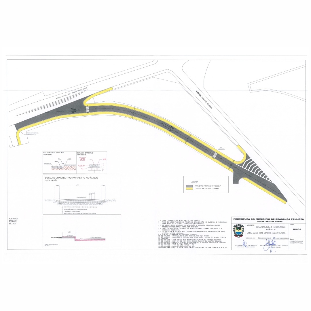 Al&ccedil;a de acesso Av Marrey Jr