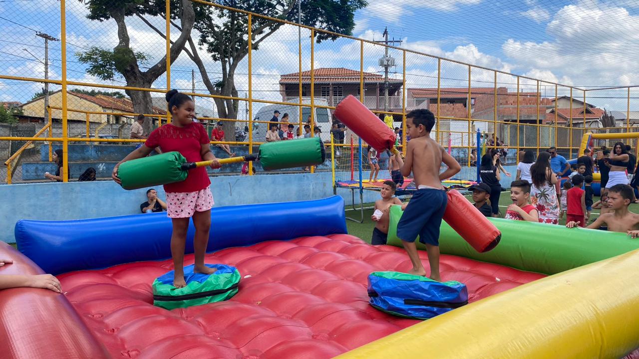 Moradores do bairro do Toró em Bragança Paulista participam do evento “Mais Lazer no Me (3)