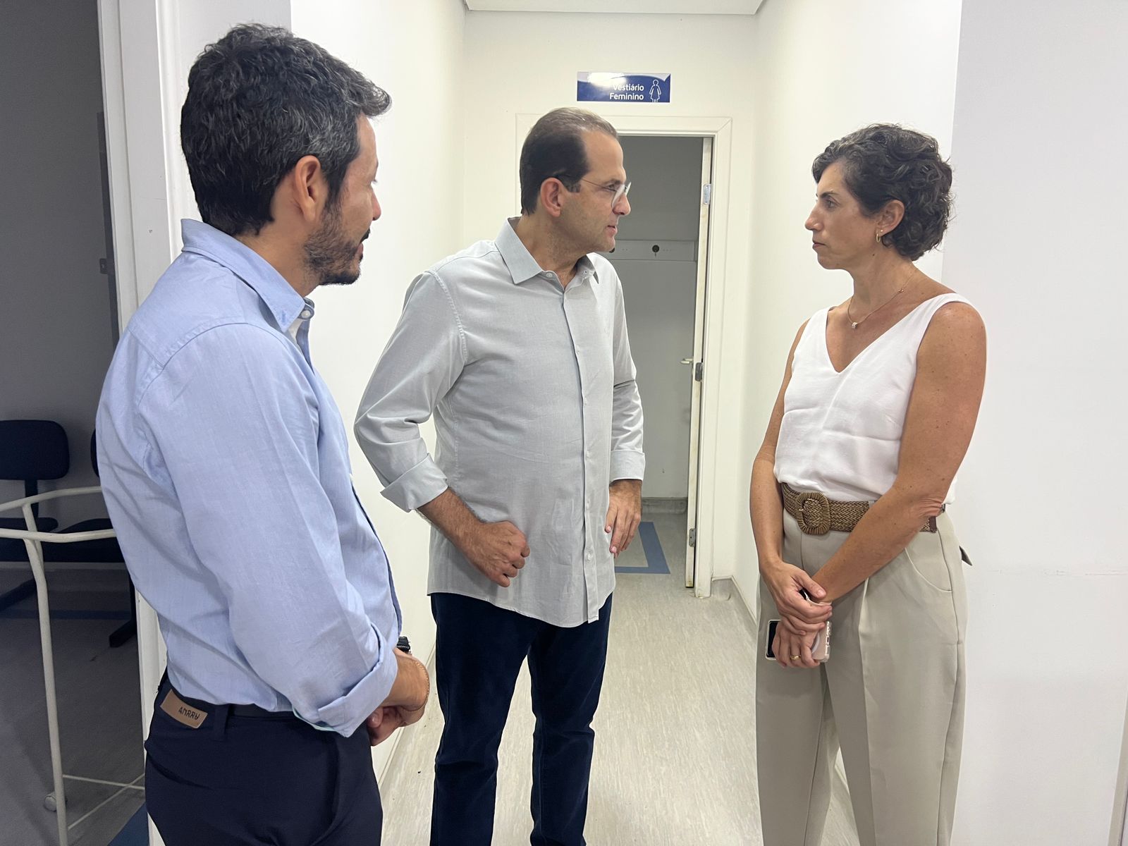 Equipe da Secretaria de Sa&uacute;de do Estado visita instala&ccedil;&otilde;es do pr&eacute;dio do hospital 02